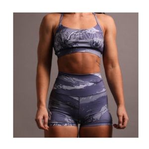 NWT Darc Sport Shorts in Purple Stone Tiger Camo